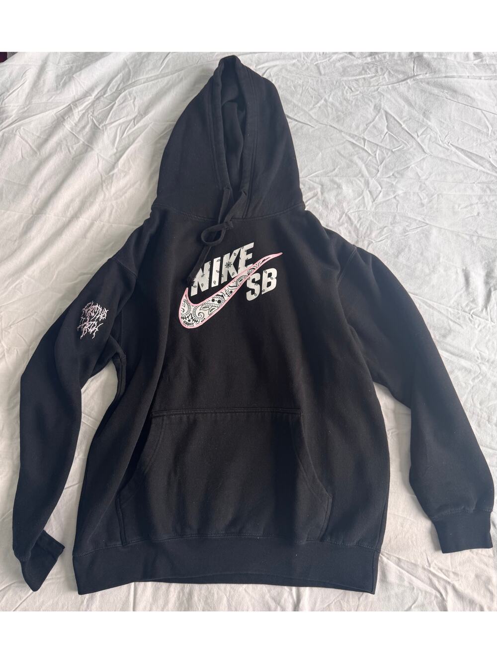 Nike SB x Travis Scott Paisley Swoosh Pullover Hoodie L